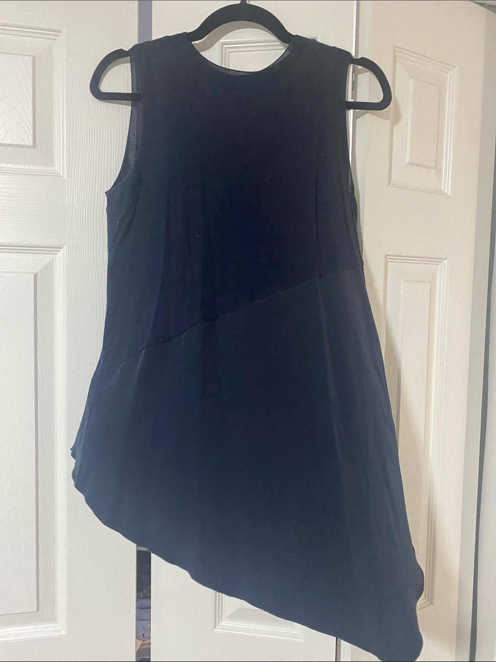 Simply Vera Vera Wang Navy Ribbed Crewneck Top